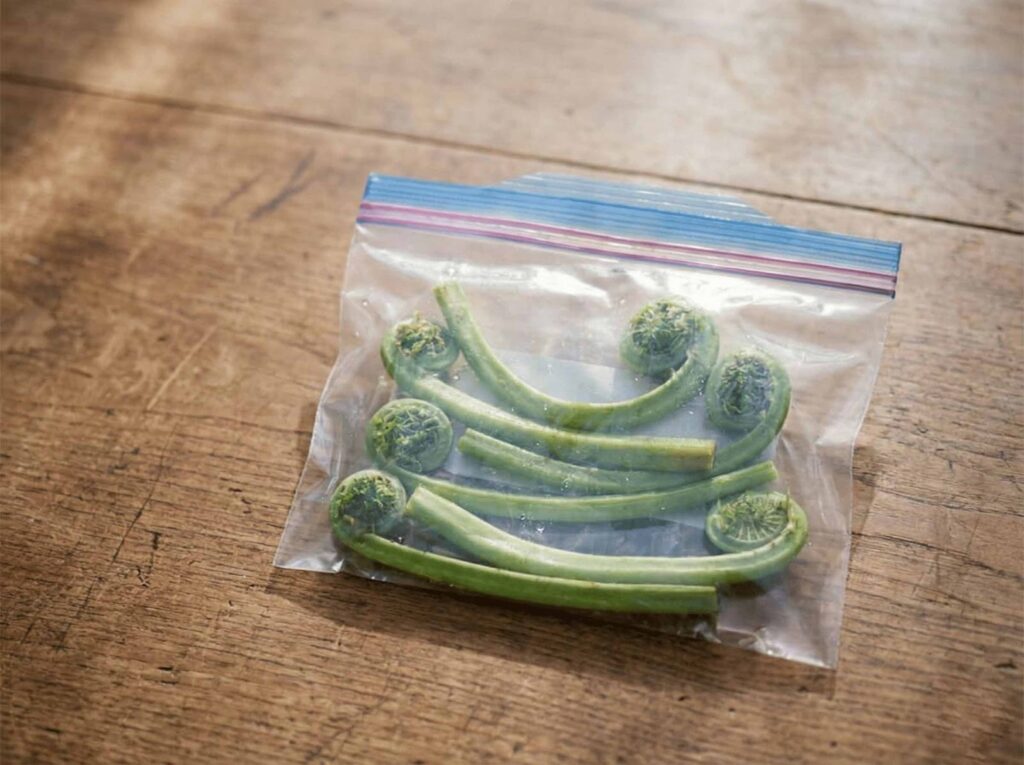 鮮度キープでロス削減！こごみをおいしい状態に保つ保存術