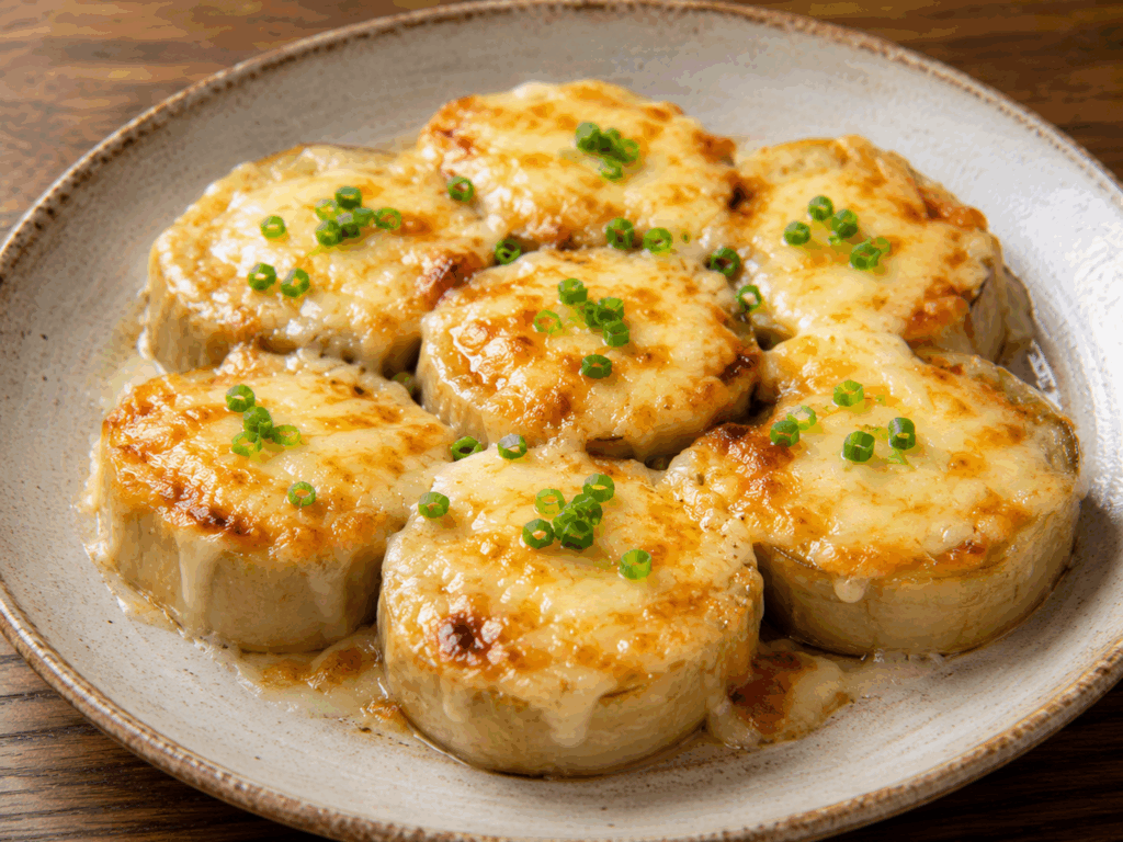 トロなすのチーズ焼き